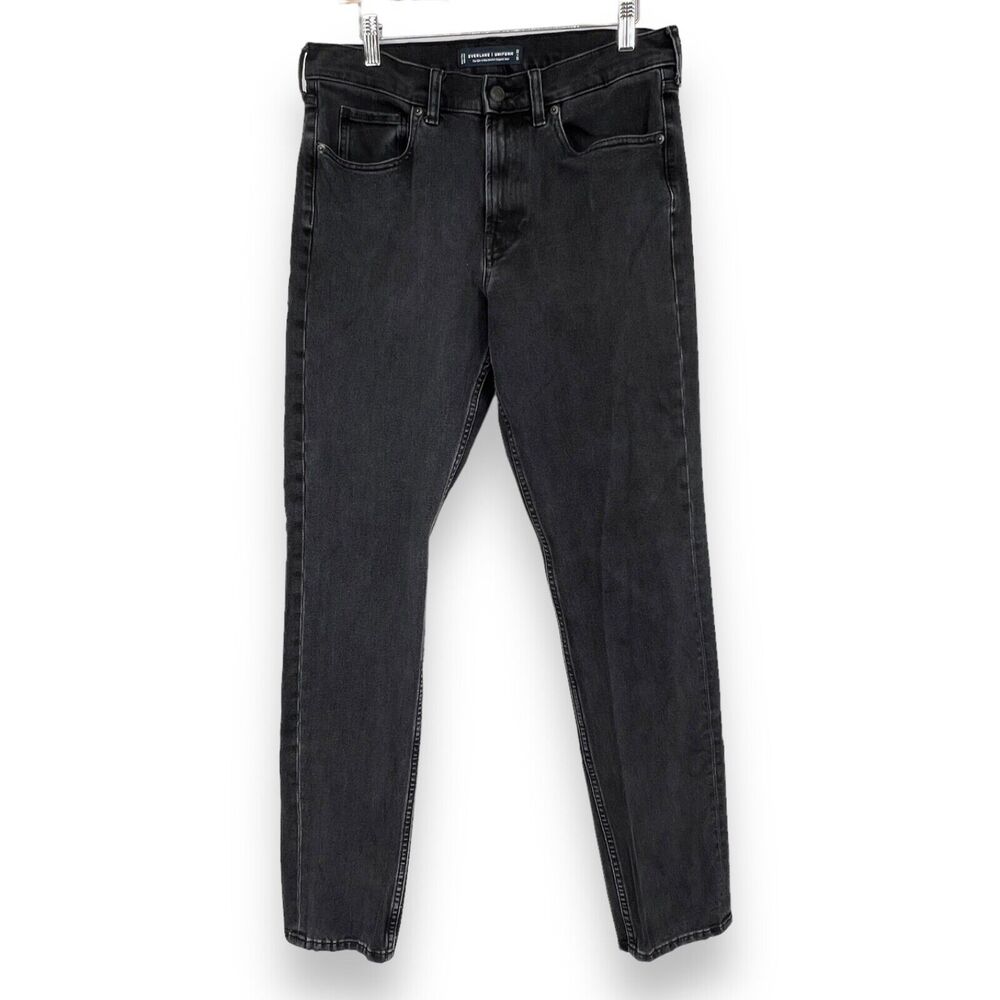 Everlane The Slim 4-Way Stretch Organic Jeans Men's 32 x 32 Inseam Black
